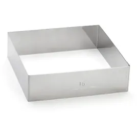 De Buyer 3906.16 Tortenringe Aus Edelsahl, Höhe 4,5 cm 16Cm, Silber