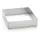 De Buyer 3906.16 Tortenringe Aus Edelsahl, Höhe 4,5 cm 16Cm, Silber