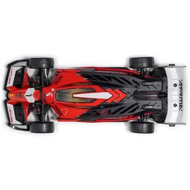 Arrma Limitless 8S BLX 1/7 4WD Street Racer Brushless Speed Chassis bis 193 km/h, inkl. Spektrum Smart-Technologie, Aluminium-Chassis & aerodynamischem Body – Ready-to-Run (RTR) Red/Black