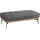 exxpo - sofa fashion Hocker Palic Polsterhocker 139 x 47 x 71 cm Grau