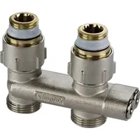 Simplex Umlenkstück D1/50 mit Absperrung für Heizkörper 1/2 IG,