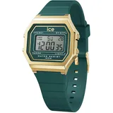 ICE-Watch Ice Digit Retro Verdigris - Blaue Damenuhr mit Plastikarmband - 022069 - Grün