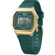 ICE-Watch Ice Digit Retro Verdigris - Blaue Damenuhr mit Plastikarmband - 022069 - Grün