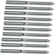 Symbionet - 10x Stockschraube M8 x 160 mm Doppelgewindeschraube Schraubstift