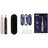 Oral-B iO Series 2 Night Black + 2. Handstück Calm Pink + Reiseetui Geschenk Edition