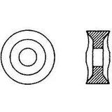 Grattec Schneidscheibe rund N80M42 für Doppelentgrater