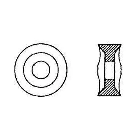 Grattec Schneidscheibe rund N80M42 für Doppelentgrater