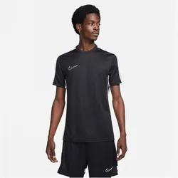 NIKE Dri-FIT Academy kurzarm Fußball Trainingsshirt Herren 010 - black/white/white XL