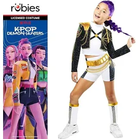 Rubies K-Pop Demon Hunters Rumi Gold Deluxe Kinderkostüm Kinder S