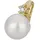Orolino Kettenanhänger 585 Gold mit Brillant 0,03ct. + Perle 6,5-7mm gelb