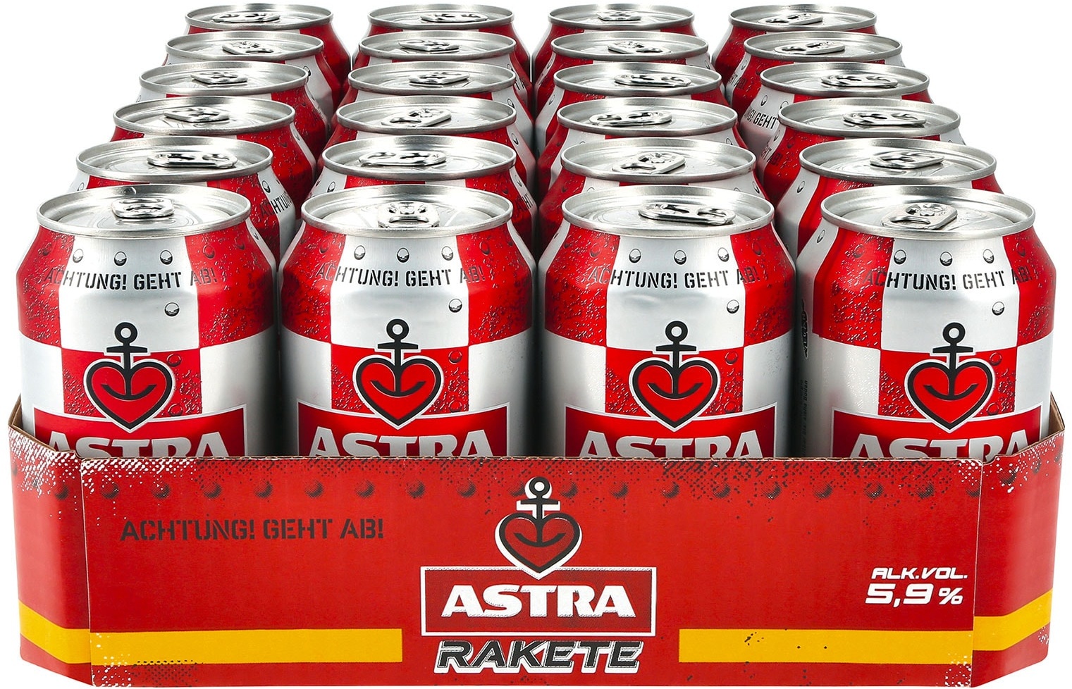 Astra Rakete 5,9 % vol 0,33 Liter Dose, 24er Pack