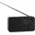 Imperial DABMAN 17 – Tragbares DAB+ & UKW-Radio (portables Digitalradio, Musikwiedergabe via Bluetooth und USB, austauschbarer Akku) – Schwarz