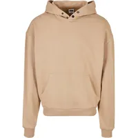 URBAN CLASSICS Snap Hoody in unionbeige | Gr.: 3XL