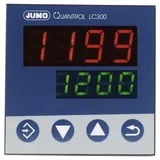 Jumo Quantrol LC300 Temperaturregler L, J, T, K, E, N, S, R, Pt100, Pt1000, KTY Relais 3 A 80 x 96 x 96 mm