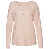 vivance dreams by lascana Pyjamaoberteil unifarben apricot 32/34