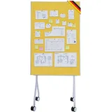 Floordirekt Präsentationstafel Giant 80 x 120 cm Gelb