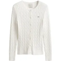 GANT Stretch Cotton Cable Cardigan Beige M