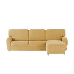 smart Ecksofa  Valencia ¦ gelb ¦ Maße (cm): B: 263 H: 90 T: 173.0
