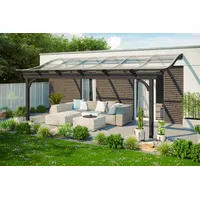 SKANHOLZ Skan Holz Terrassenüberdachungen Verona o. Mittelpfosten Breite 648