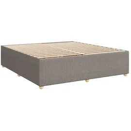 vidaXL Boxspringbett 180 x 200 cm Taupe