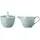 SELTMANN WEIDEN Beat Arktisblau Zuckerdose + Milchkännchen 2 tlg. Set