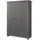 [en.casa] Kleiderschrank Vasand 120 x 175 x 52 cm Grau/Eicheoptik