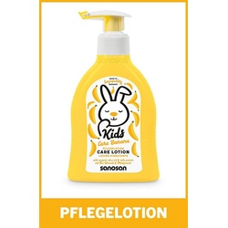 sanosan Körperlotion Pflegelotion Banane für Kinder, Lotion mit Bio Olivenöl & Milchprotein, 1-tlg.