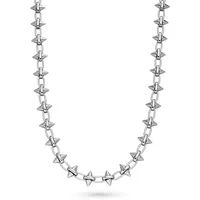 Liebeskind Berlin Kette Spikes Silber Edelstahl