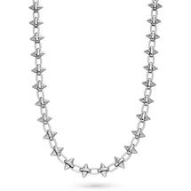 Liebeskind Berlin Kette Spikes Silber Edelstahl