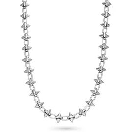 Liebeskind Berlin Kette Spikes Silber Edelstahl