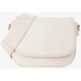 Valentino Samba Re Flap Bag Umhängetasche Synthetik Beige/Weiß