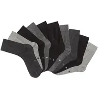 H.I.S. H.I.S Basicsocken Damen 4x schwarz, 2x anthrazit-meliert, 2x