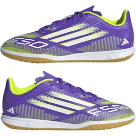 adidas F50 Club Indoor Boots Kinder Purple Rush/Cloud White/Lucid Lemon 29