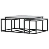 venture home - Solna Couchtisch Set Mit 3 Grau.