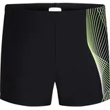 Mc Kinley Ju.-Badehose Norm Trunks B Schwarz/Grün Lime 164