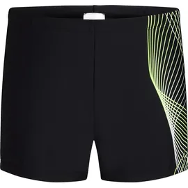 Mc Kinley Ju.-Badehose Norm Trunks B Schwarz/Grün Lime 164