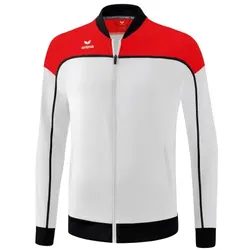 Erima Präsentationsjacke Change (100% rec. Polyester, elastisches Funktionsmaterial) weiss/rot/schwarz Herren