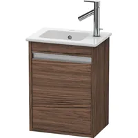 Duravit Ketho Waschtisch-Unterschrank KT6417R2121 40x28,5x55cm, wandhängend Tür rechts, nussbaum