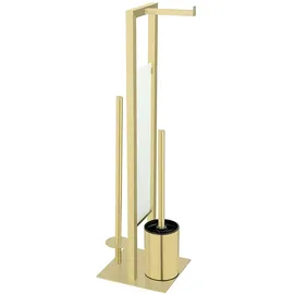 Wenko WC-Bürstengarnitur Rivalta Gold