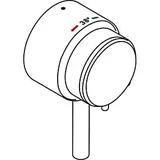 Hansgrohe Triostatgriff kpl.Pharo Duschpaneel 25971000 Comfort Plus