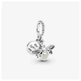 Pandora 799352C01 Silber Charm-Anhänger Leuchtendes Glühwürmchen