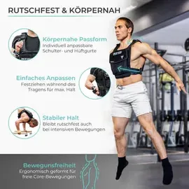 PULLUP & DIP Gewichtsweste Modular anpassbar 1-15 kg unisex