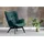 Konsimo Sessel Glori Velours 78 x 94 x 88 cm Blau
