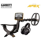 Garrett Metalldetektor Garrett Ace APEX (Wireless Pack) Metalldetektor, inkl. ZLynk Funkkopfhörer schwarz