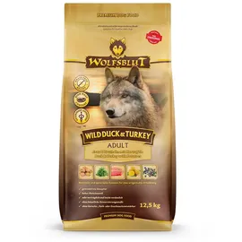 Wolfsblut | Wild Duck & Turkey Ente, Truthahn & Süßkartoffel Adult 12,5 kg