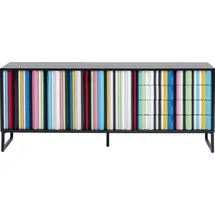 Kare Sideboard Concertina 186 x 74 cm Schwarz