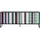Kare Sideboard Concertina 186 x 74 cm Schwarz