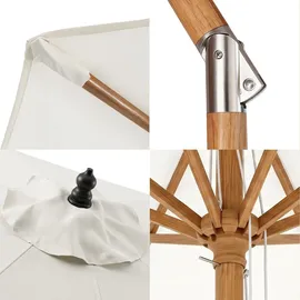 Sekey Sonnenschirm Ø 300 cm Creme