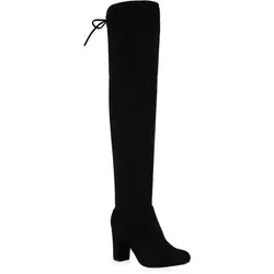 Damen Overknees in Schwarz
