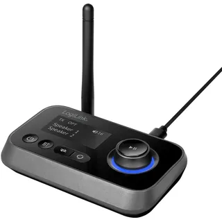 Logilink BT0062 Bluetooth 5.0 Audiosender und Empfänger (Transmitter und Receiver) um Nicht-bluetoohfähige Geräte mit Bluetooth Version: 10 m